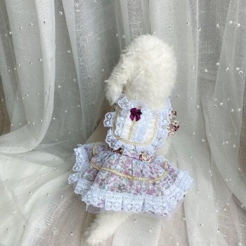 Small Dog Costumes Cat Puppy Chihuahua Pomeranian Yorkies Clothes Dress Bichon Poodle Schnauzer Dog Clothing Wedding Dresses New
