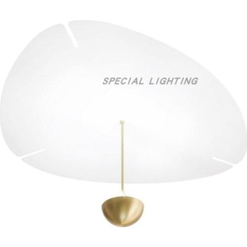 Postmodern minimalist acrylic sheet creative ceiling lamp living room bedroom LED UFO creative art lighting