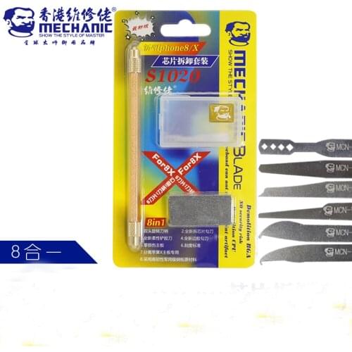 6 In 1 New Combination Blade Set S1020 For X Rework Kit Chip Removal Kit