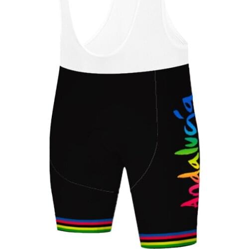 NEW TEAM ANDALUCIA cullote corto ciclismo hombre Breathable cycling shorts 2021 20D gel pad Quick Dry Breathable Bicycle Wear