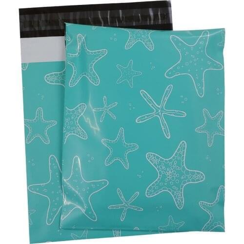 100PCS Poly Mailer 9.8x11.6inch/25x29.5cm china design Gift Bags Holiday Shipping Bags Self Sealing Mailing Envelopes