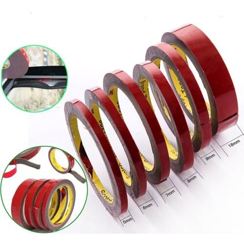 Strong Adhesive Acrylic Self-Adhesive Double-sided Foam Tape Installation Fixed Tape Anti-Temperature Home Car Office Decor Tape