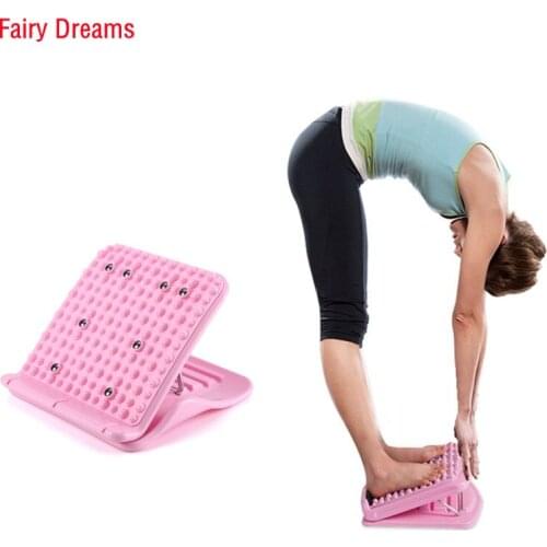 Adjustable Foot Calf Stretcher Oblique Pedal Pull Hamstring Foot Massage Body Stretching Tool for Sport Yoga Home Fitness Device