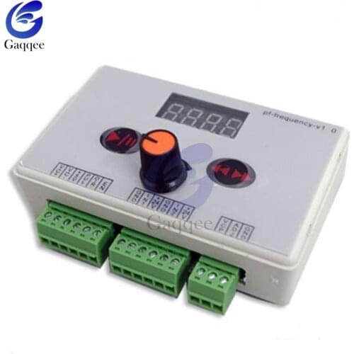 DC 12V 24V Reversible Stepper Motor Speed Controller Stepping Governer Governor Pulse Signal Controller LED Display 40-200KHZ