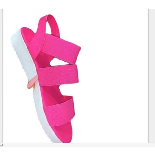 Classic Women Sandals Summer Shoes Casual Slip On Ladies Flats Woman Fashion Platform Candy Color Footwear Female Shoes