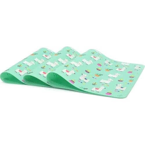 Silicone Baby Meal Mats Colorful Cartoon Animal Feeding Placemat for Kids Toddler Feeding Tableware Waterproof Silicone BPA Free