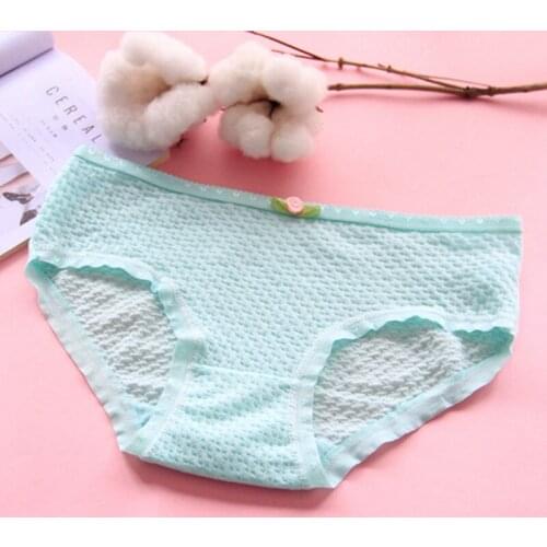 Panties for Women Cotton Underwear Gril Briefs Female Casual Underpants Sexy Lingerie Woman Breathable Intimate Panty E0065