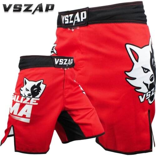 VSZAP Brand LEGALIZE MMA Fightwear Boxing Trunks Pants Muay Thai Training Boxer MMA Training Fight Shorts