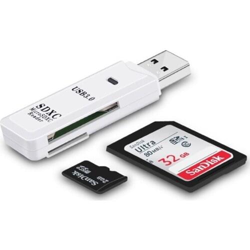 USB3.0 Phone Memory Micro SD TF Card SLR Camera SD Multi-function Card Reader Multi-Smart Card Reader for Notebook Computer