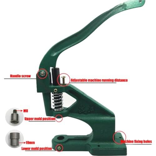 Metal buttons Installation.Snaps machine. Rivet.Sewing repair tools. Clothing & Accessories.Rivets installation press machine