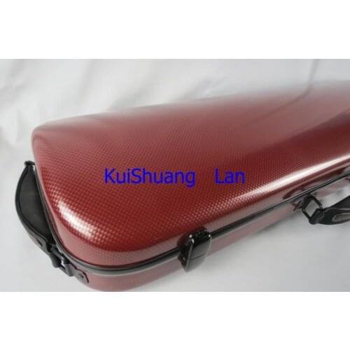 High quality glass fiber red colour reinforced plastic violin case