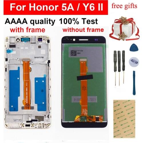 LCD For Huawei 5A Y6 II CAM-L23 CAM-L03 CAM-L21 CAM-AL00 CAM-TL00 LCD Display Screen Touch Screen Digitizer Assembly Frame