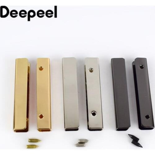 10/20pcs 5cm Bags Corner Screws Clip Edges Protector Metal Buckles Bag Purse Decoration Corners DIY Leather Crafts Accessories