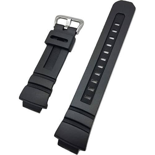 16mm Black G Shock Style,Watch Band Comfortable Tough, Durable Replacement Wrist Strap (for Men and Women)