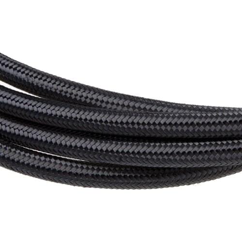 3M Nylon Steel Braided Brake Gas Oil Fuel Line Hose AN4 AN6 AN8 AN10 2018 NEW