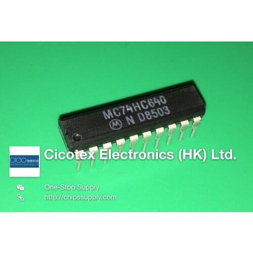 5pcs/lot MC74HC640N DIP20 Quad 2 Input NAND Gate High Performance Silicon Gate CMOS MC74HC 640N MC74 HC640N