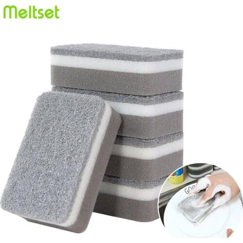 5PCS Magic Sponge High Density Dish Cleaning Sponge Kitchen Cleaning Sponges for Dish Tableware Pan Pot Cleaning Kitchen Gadget