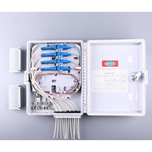 8Core SC adapter Fiber Optic Termination Box 8port FTTH optical fiber distribution box FTTH Sub-fiber optical cable box