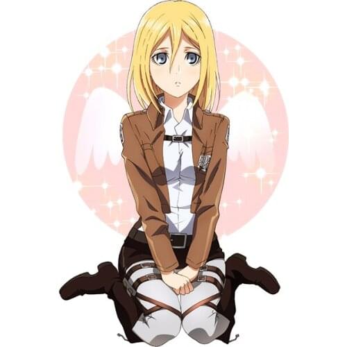 Anime Beauty Car Stickers Attack on Titan Beautiful Decals Vinyl Waterproof Historia Graphics Cute Decoration