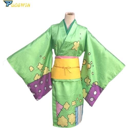 One Piece Wano Country Otama Kimono Cosplay Costume