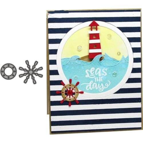 CH helm 3D Gift Stitched DIY Scrapbooking Stamps Craft Embossing Die Cut Making Stencil Template