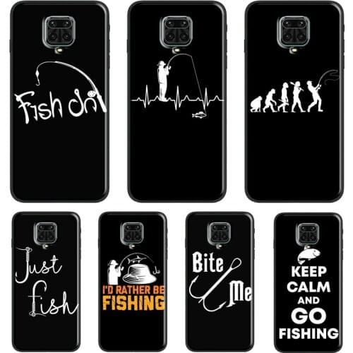 Fishing Fishermen Fish Case For Xiaomi Redmi Note 10 Pro 7 8 9S 8T Note 9 Pro Back Cover For Redmi 9A 9C 9T 7A 8A