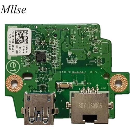 For Dell For Inspiron 17R 5720 7720 Ethernet USB 3.0 Connector Board CN-0F15HR DA0R09PC6F1 0F15HR F15HR Free Shipping