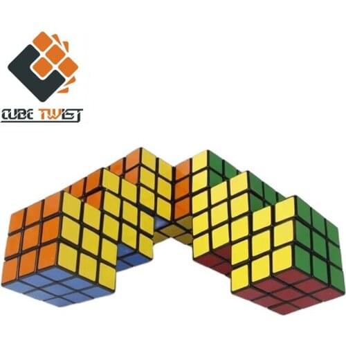 CubeTwist 3x3x3 Magic Square Puzzle Mind Game Professional 6 in 1 ossetia one piece magic cube 3 6 Challenge 3x3 Educational Toy