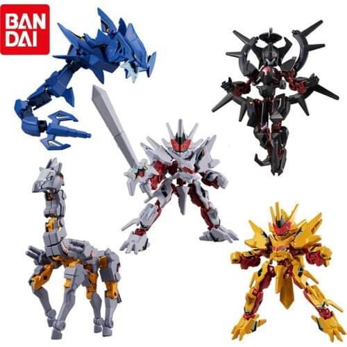 Bandai Genuine Candy Toys Anime ANIMAGEAR Deformation Robot 7 Skeleton Assembled Model Action Figure Toys Gifts for Children