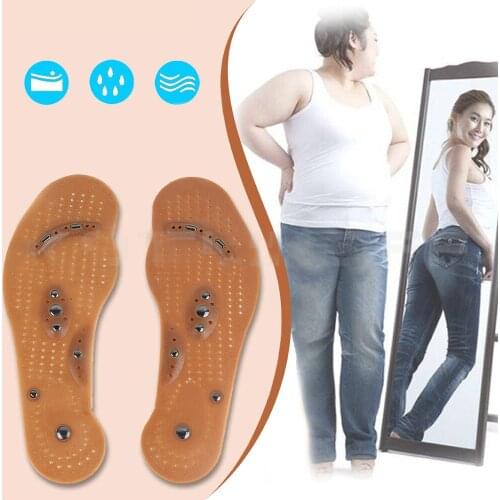 Magnetic Massage Insoles for Slimming body Health Foot Shoe Relaxation Gifts For Women Mat Pad Acupuncture Massaging Insole Sole