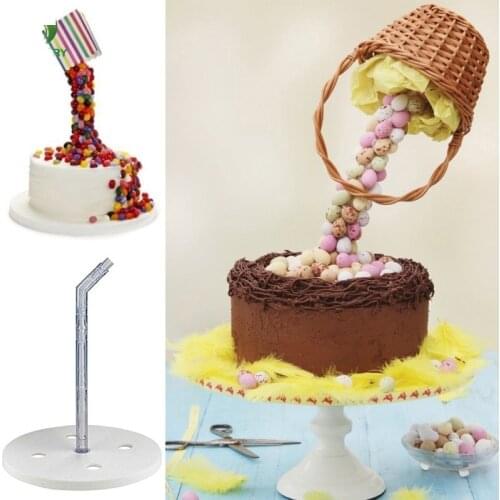 New Cake Stand Pouring Kit Cake Support Structure for Easy Gravity Defying Cakes by Cake Frame Bonus Conversion Cake Tools