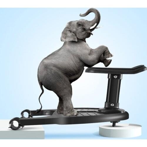 Upgrade Children Stroller Pedal Adapter Second Child Auxiliary Trailer Scooter Hitchhiker Kids Standing Plate with Seat