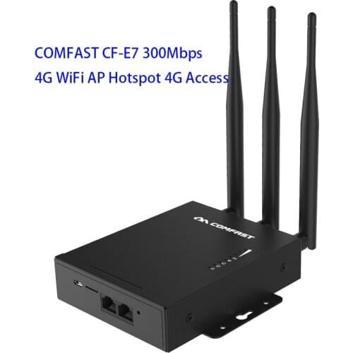 Manufacturer Pricing Portable Router COMFAST CF-E7 300Mbps 4G WiFi AP Hotspot 4G Access Point 4G LTE Router wireless AP outdoor