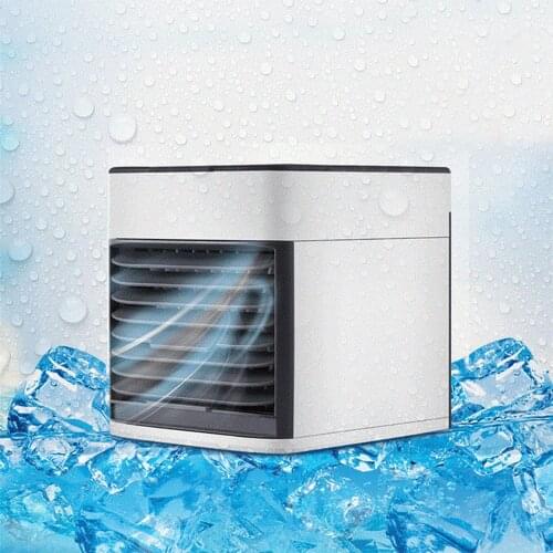 Portable Air Conditioner Fan Air Cooler Humidifier Purifier Cooling Fan For Home Office Car Desktop Fans Quiet Air Conditioner