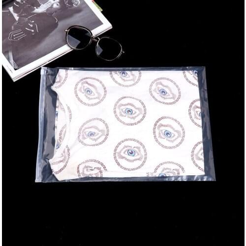 50pcs 25x35cm 27x35cm PE Clear storage bag reusable zip lock plastic bag Travel clothing bag gift jewelry packaging bags