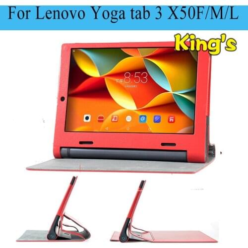 With Tracking Number For lenovo Yoga Tablet Tab3 x50f x50m x50l Tablet Cases PU Leather Cases Cover With 3Gift