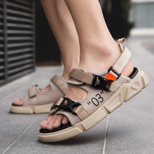 Summer Men Slides Shoes Lightweight Cool Beach Slippers Slide Male Gladiator Flip Flops Women Sandals Soft Sneakers