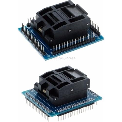 Test Socket Programming Adapter Conversion Block For 0.5m QFP64 TQFP64 LQFP64 IC Dropship
