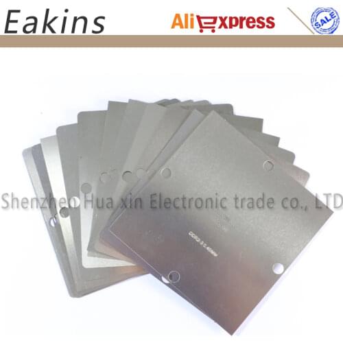 90 * 90mm BGA Memory Stencil BGA Reballing Stencil DDR DDR2 DDR2-2 DDR2-3 DDR3-2 DDR3-3 DDR3-4 DDR5 12/pcs