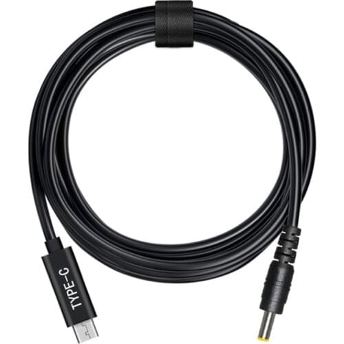 USB 3.1 Type C to DC 5.5mm*2.5mm 5.5mm*2.1mm Adapter cable TYPE-C PD Charging Male to male for DELL hp lenovo notebook Charge