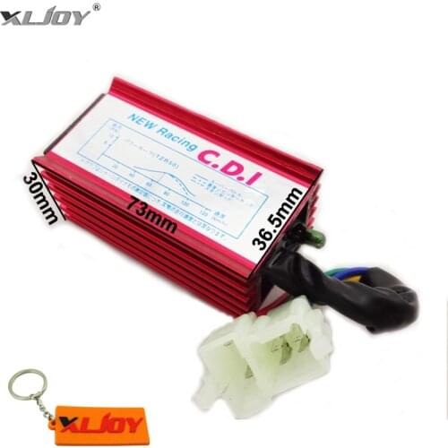XLJOY Aluminum 6 Pin AC CDI Racing CDI Box Square For 150cc 200cc 250cc Roketa Kazuma Sunl ATV Quad Electric Parts