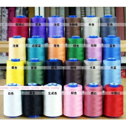 JAPAN Fujix 24 colors polyester fiber KING/POLYESTER SPUN Sewing thread line 3000meters/roll NO,60 1order=1roll