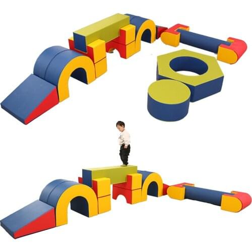 YLWCNN Early Educational Soft Structure Toddler Safety PU Foam Play Set Toy Custom Factory Low Price Amusement Playground Park