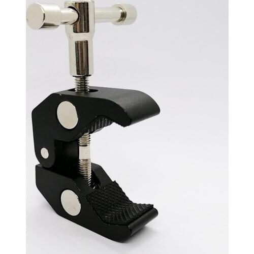 Aluminum Alloy Handle Bar Rail Clamp Mount with 1/4"-20 and 3/8"-16 thread for Motorcycle Bicycle etc