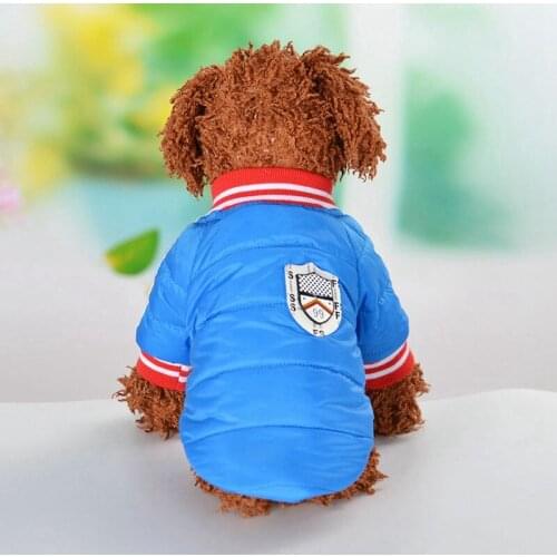 Pet Dog Winter Clothes Warm Small Dog Cotton Padded Coat Jacket Thicken Waterproof Pet Dog Costume Pug French Bulldog Clothes