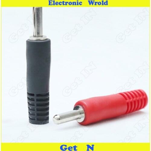 10pcs 6mm banana plug 50A large current all pure copper Nickel Plating Welding Head H-2027