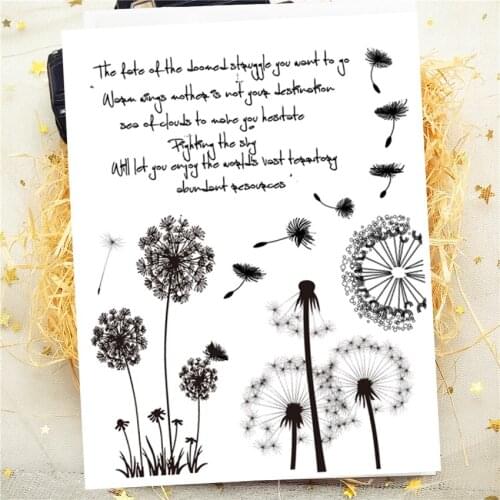 14x18CM Butterfly Ladies Transparent Seal Clear Stamps Silicone Seal Roller Stamps DIY Scrapbook Album / Card Production