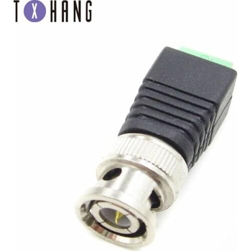 5 PCS Mayitr 10Pcs BNC Cable Green Male Coax CAT5 To Coaxial BNC Connector Camera CCTV Video Balun 4.1 x 1.3cm diy electronics