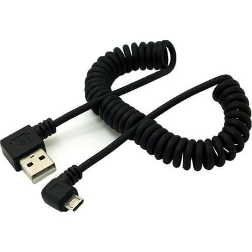 90degrees left in male micro usb angle for male left angular left angular molar snippet Retratile synchronization cable