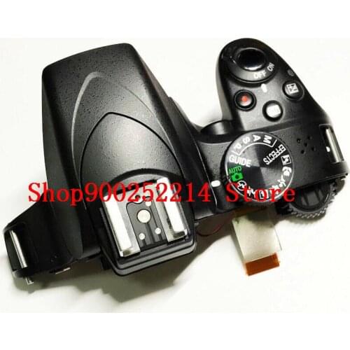 90%New Top cover with flash and buttons for Nikon D3300 open unit D3300 Camera repair part